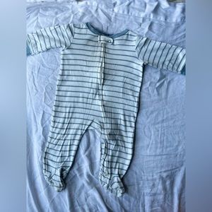 Carter’s Baby Boy/Girl Blue & White Striped Footie Pajamas